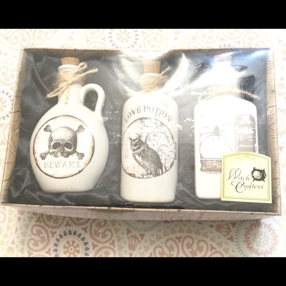 Witch Crafters Set Of Three Bottles